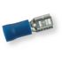 Kabelsko flatstift 2504 FL-5 blå 3311 4,8 mm